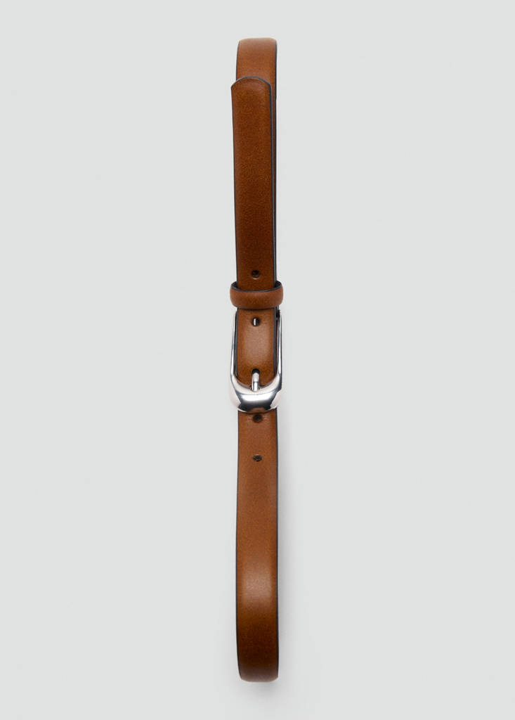 Buckle leather belt - thumbnail 8