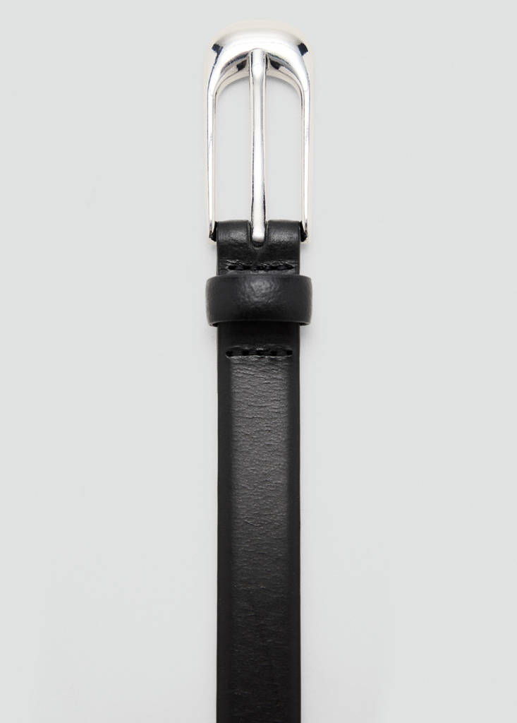 Buckle leather belt - thumbnail 3