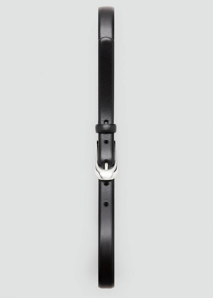 Buckle leather belt - thumbnail 4