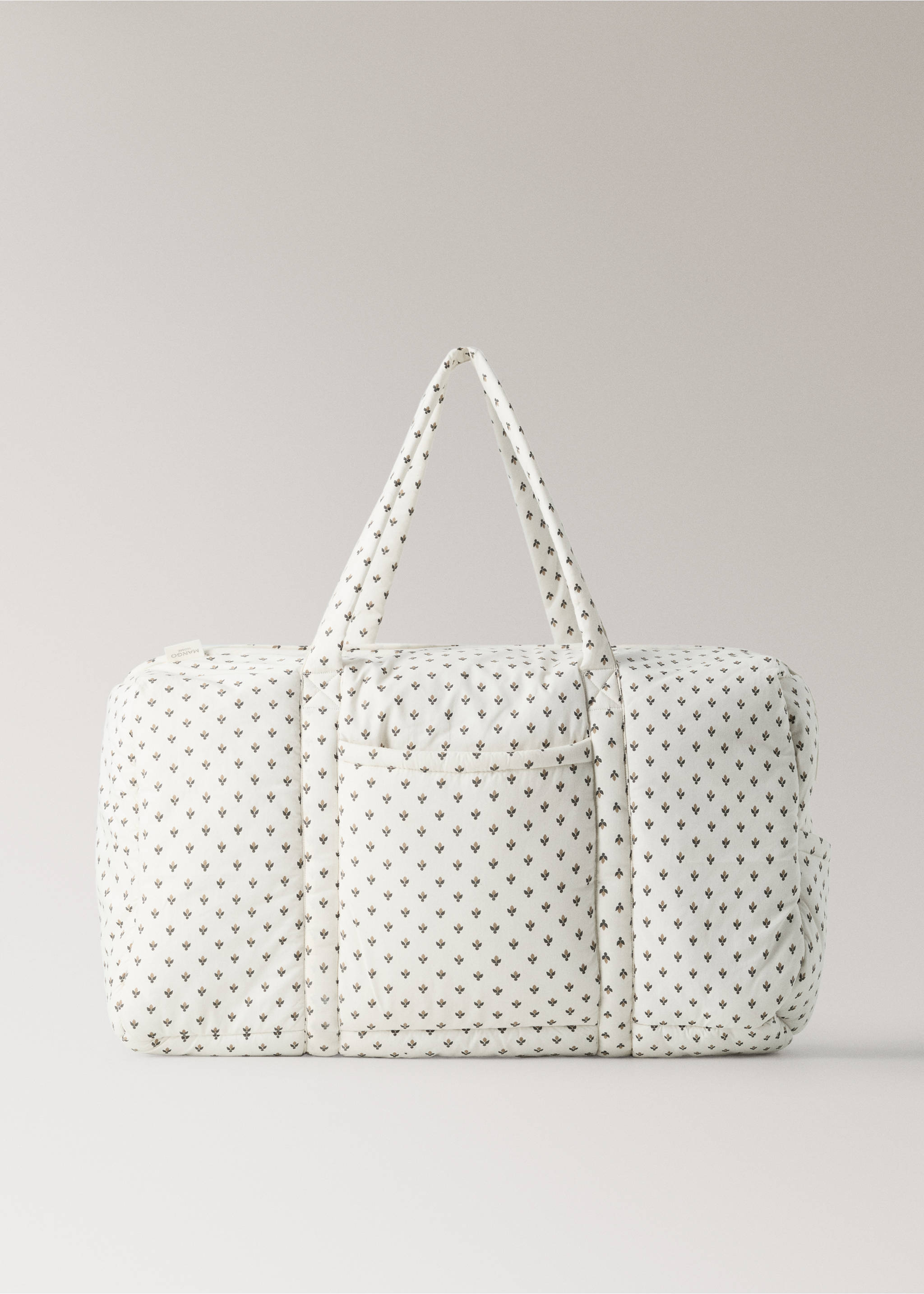 Printed 100% cotton maternity bag - Article without model, Khaki. Ref: 37094451-00.