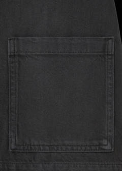 Denim overshirt pockets — Charcoal 7