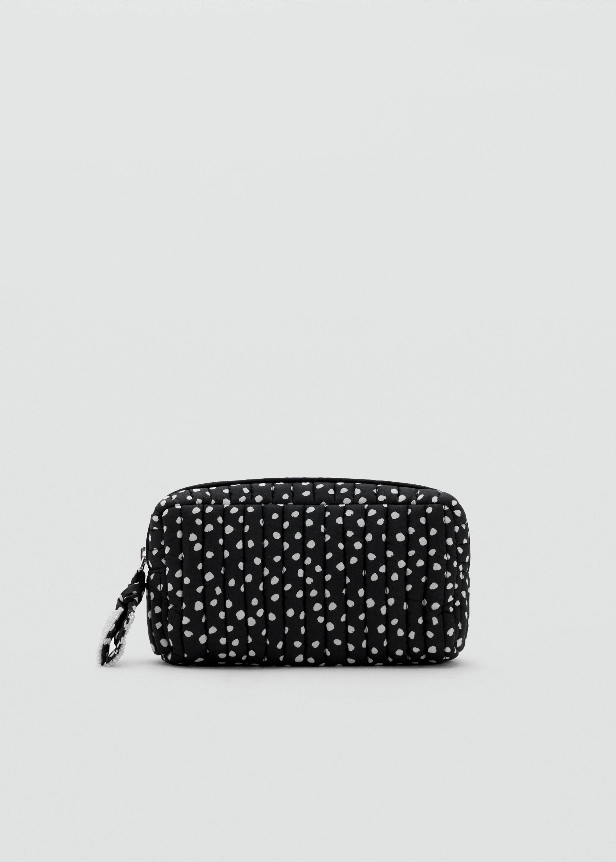 Padded wash bag with spots - Article without model, Black. Ref: 37094460-00.
