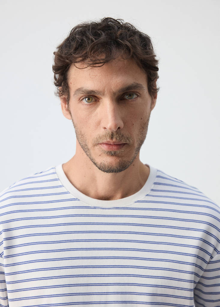 100% cotton striped t-shirt - thumbnail 5