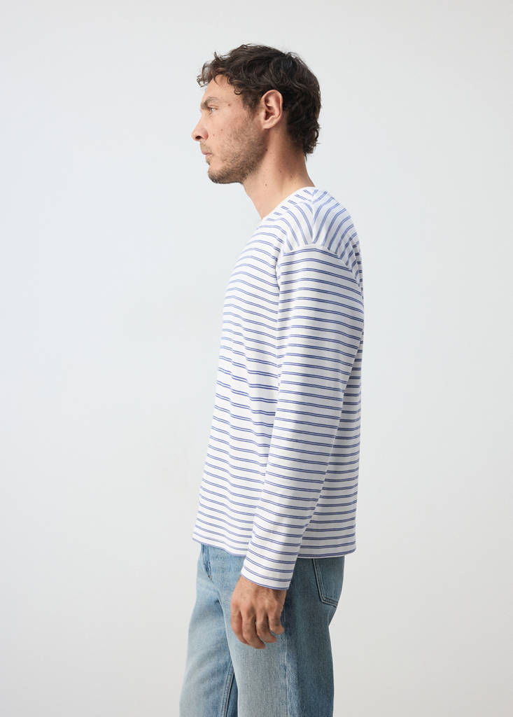 100% cotton striped t-shirt - thumbnail 6