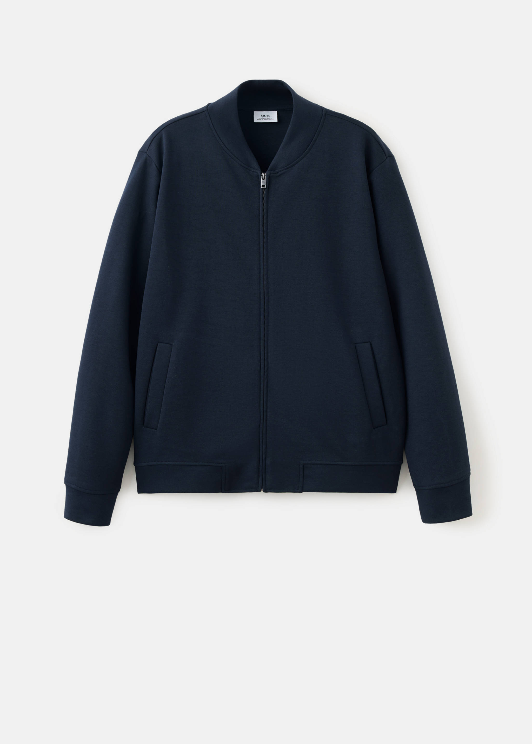 Cotton-blend bomber jacket - Article without model