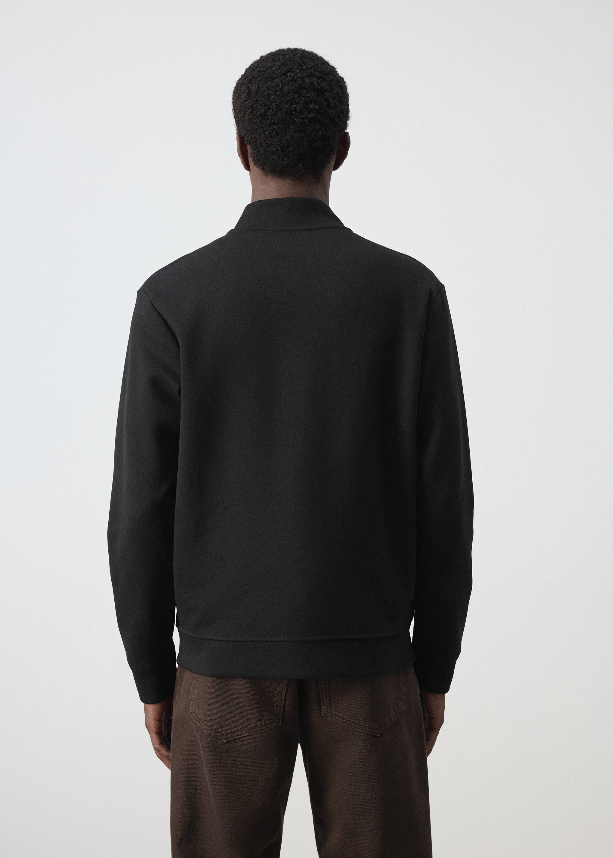Cotton-blend bomber jacket - Reverse of the article