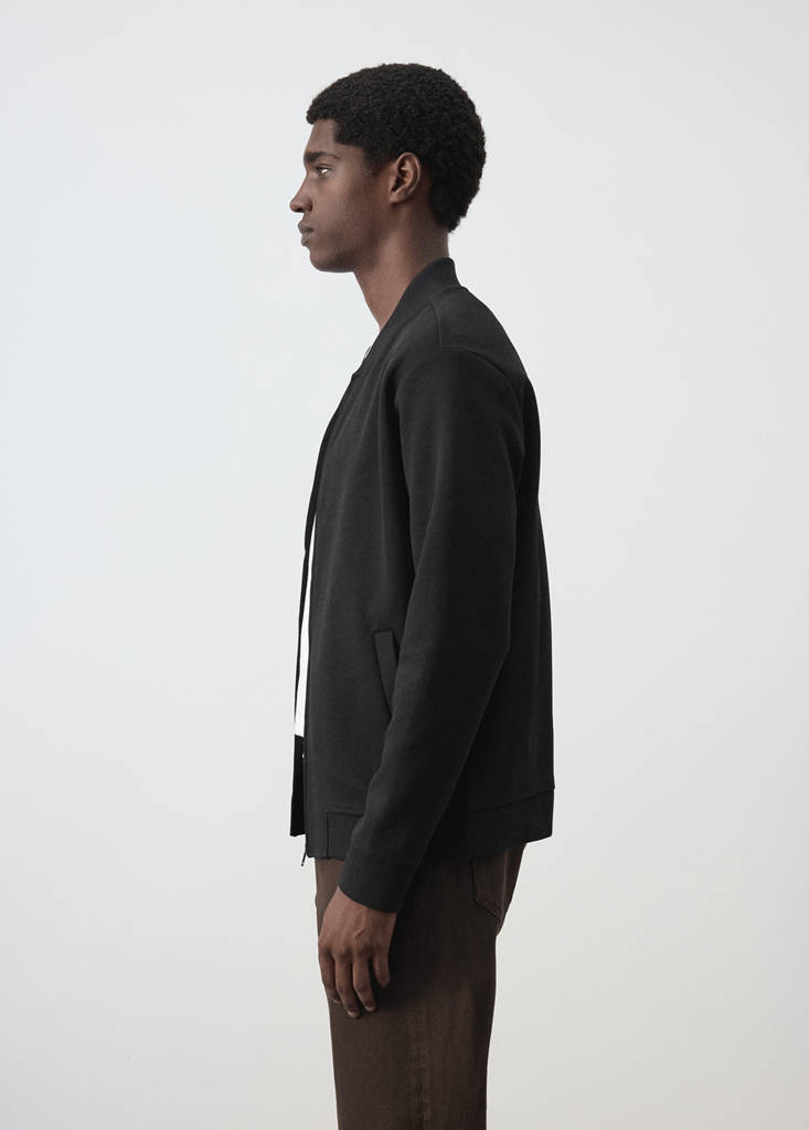 Cotton-blend bomber jacket - thumbnail 6