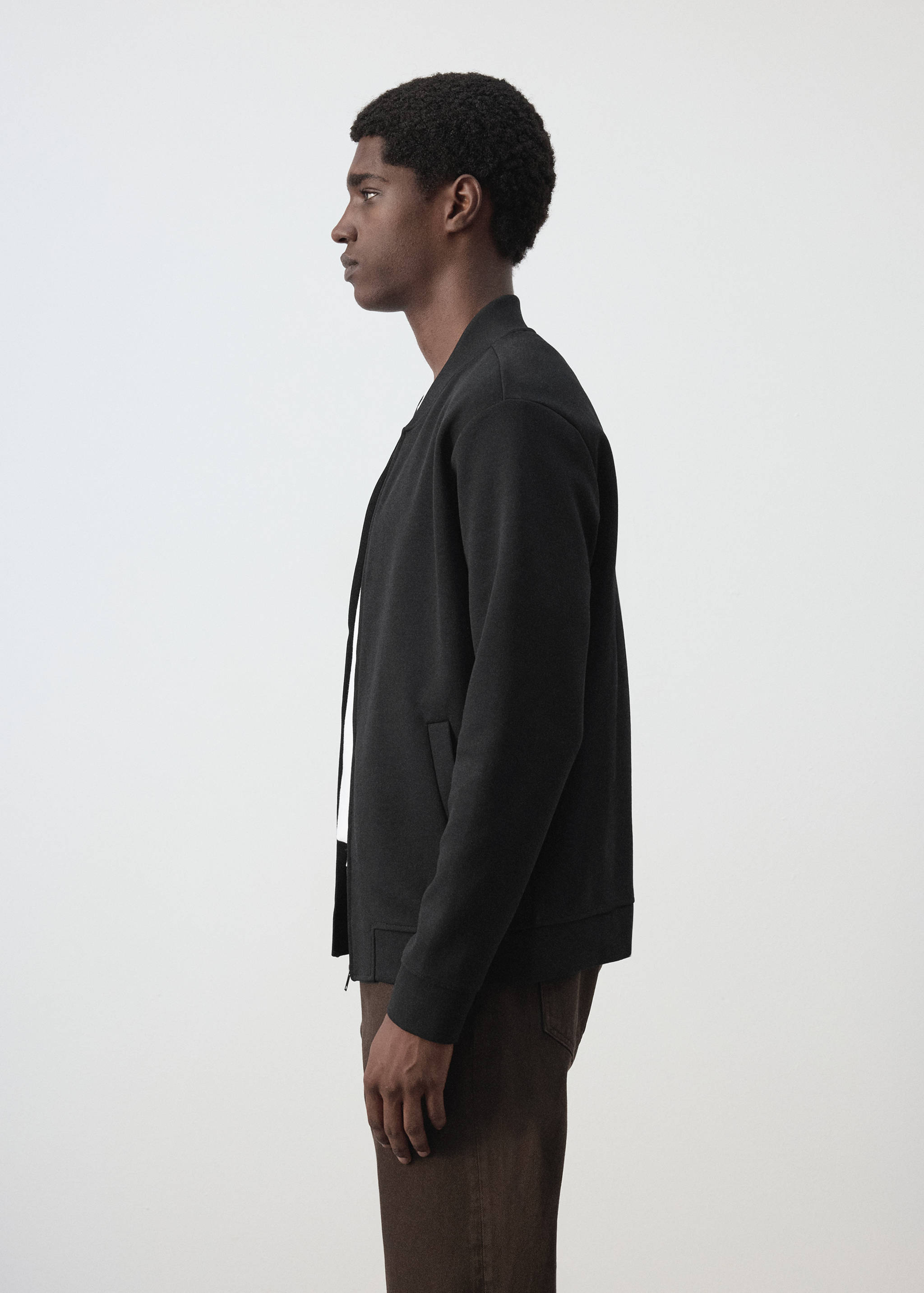 Cotton-blend bomber jacket - Details of the article 2