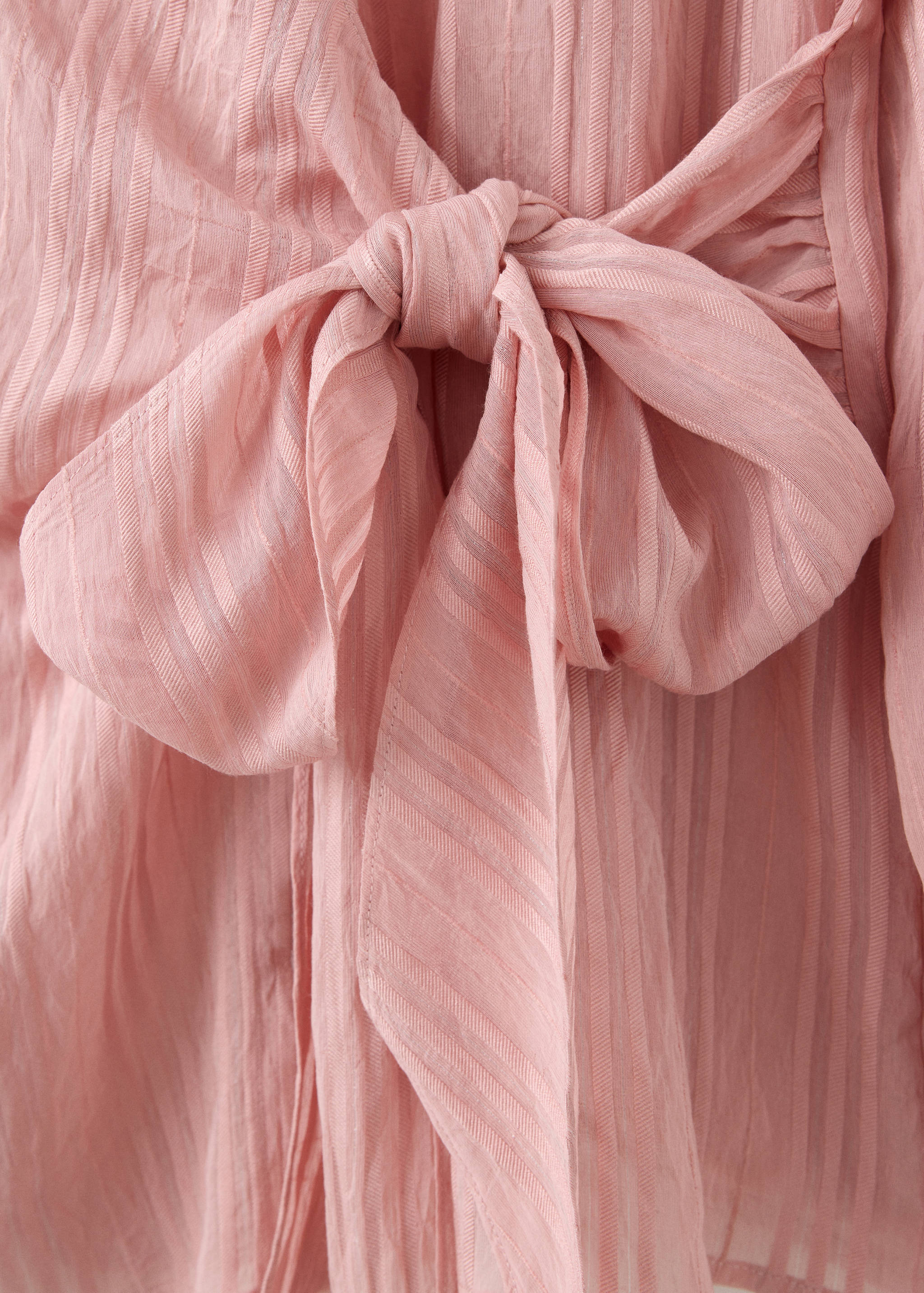 Striped blouse with bow detail - Details of the article 8