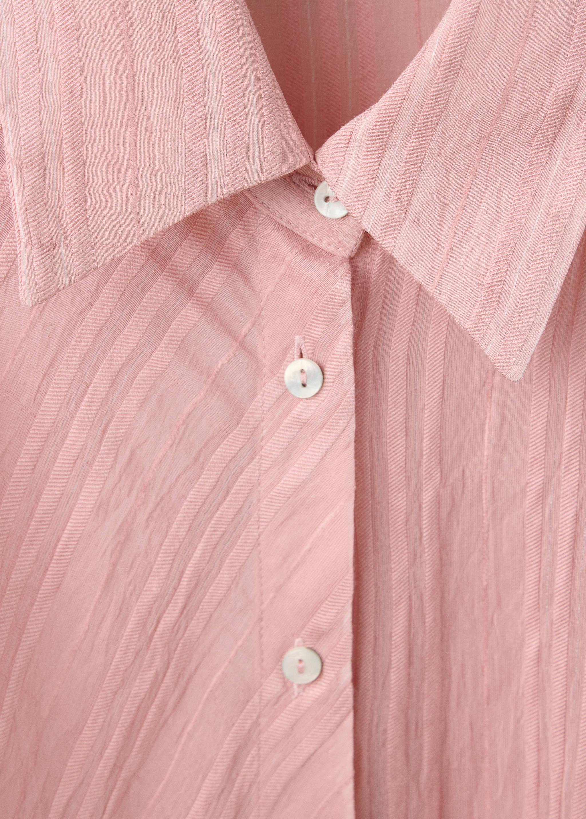 Striped blouse with bow detail - Details of the article 0