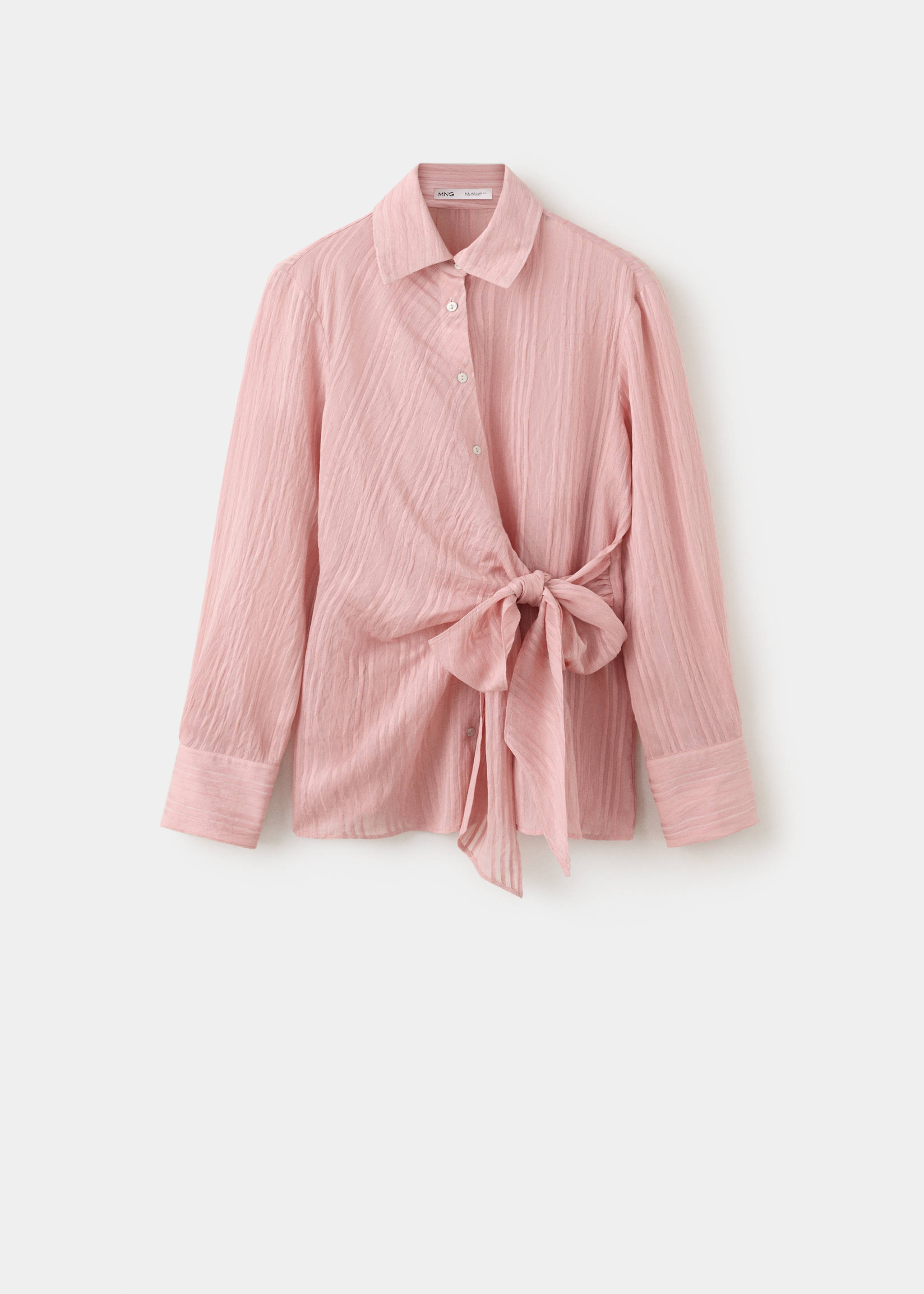 Striped blouse with bow detail - Article without model