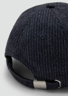 Striped woollen cap — Grey 3