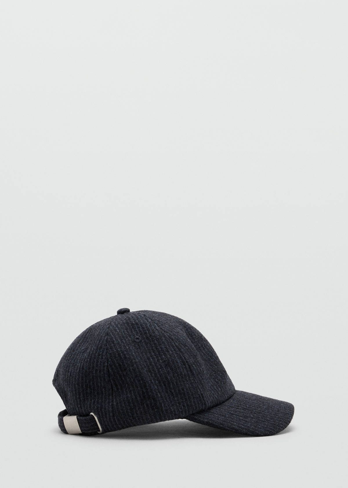 Striped woollen cap — Grey