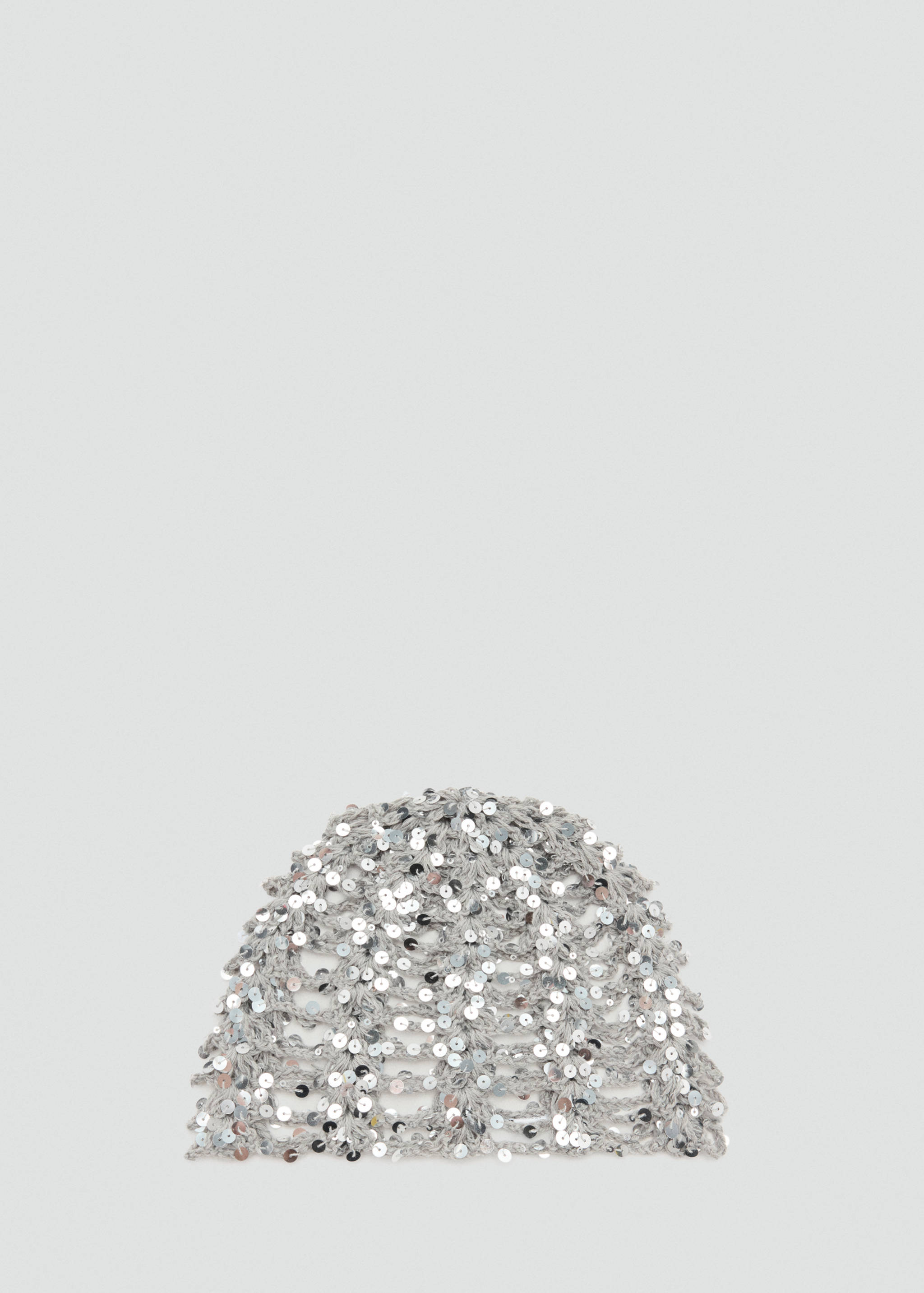 Casquette en crochet à sequins - Article sans modèle
