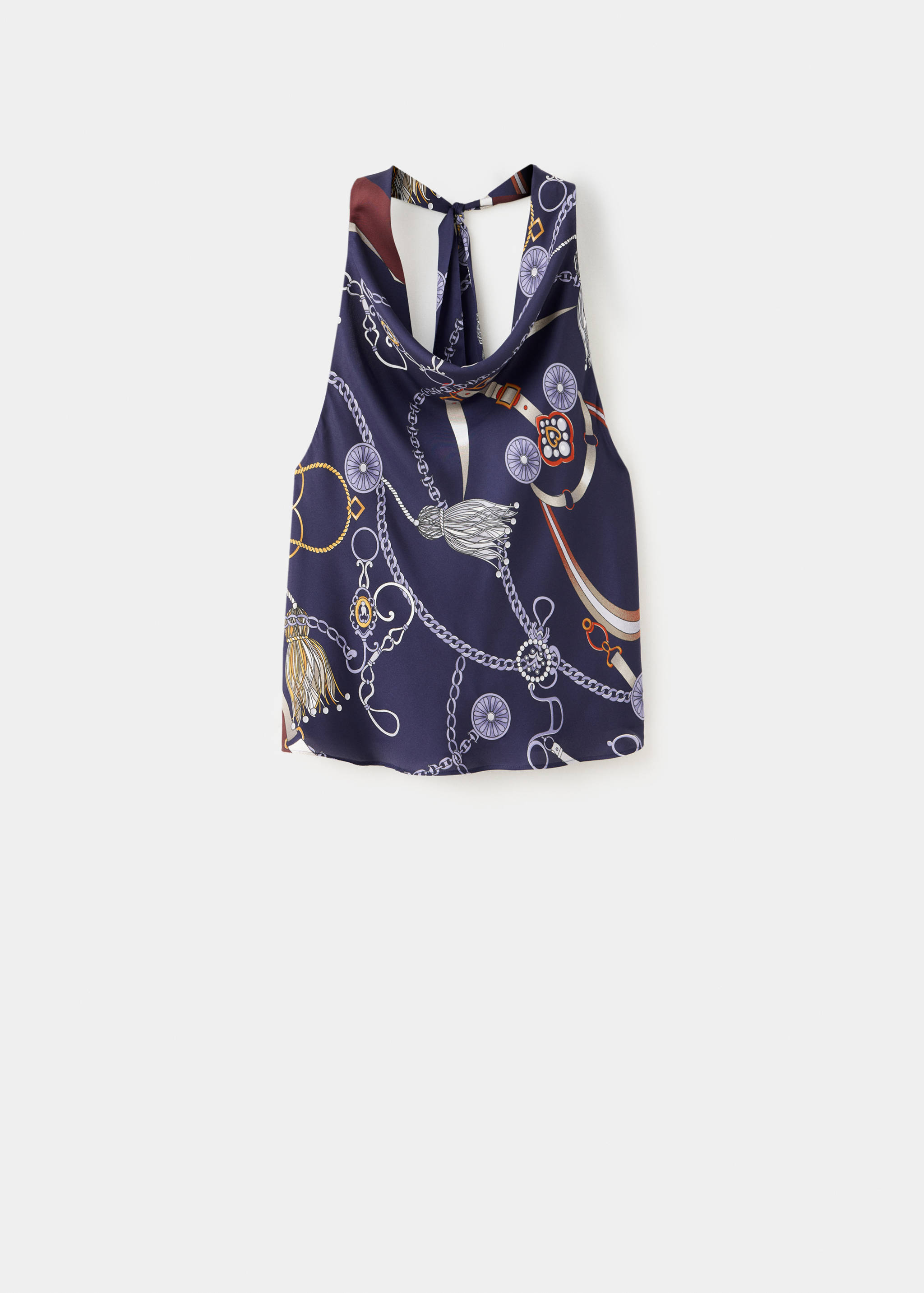 Top halter estampado - Artigo sem modelo