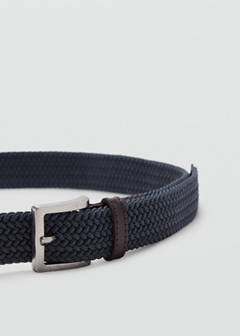 Braided belt — Navy 2