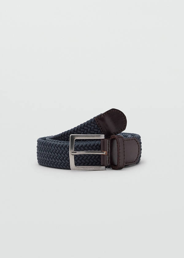 Braided belt — Navy