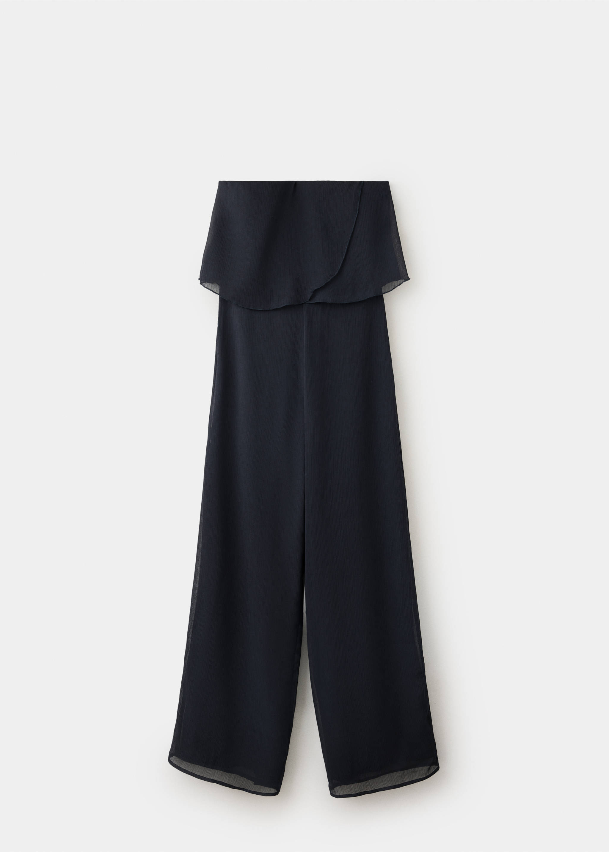 Strapless jumpsuit - Article without model, Navy. Ref: 37094475-00.