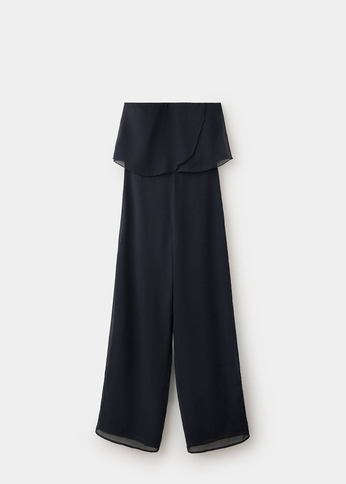 Strapless jumpsuit — Navy