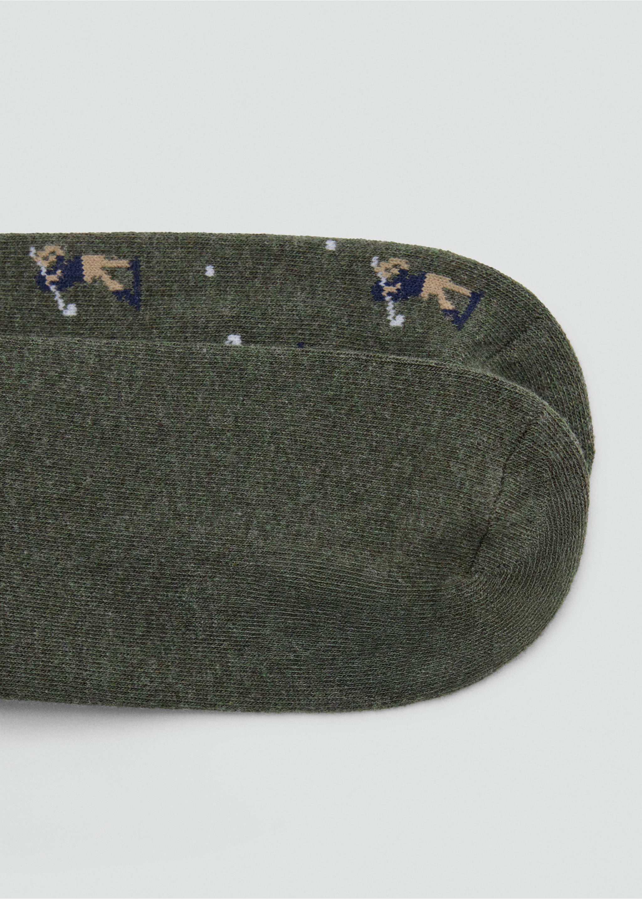 Pack of 2 combined socks - Details of the article 0, Khaki. Ref: 37094774-00.