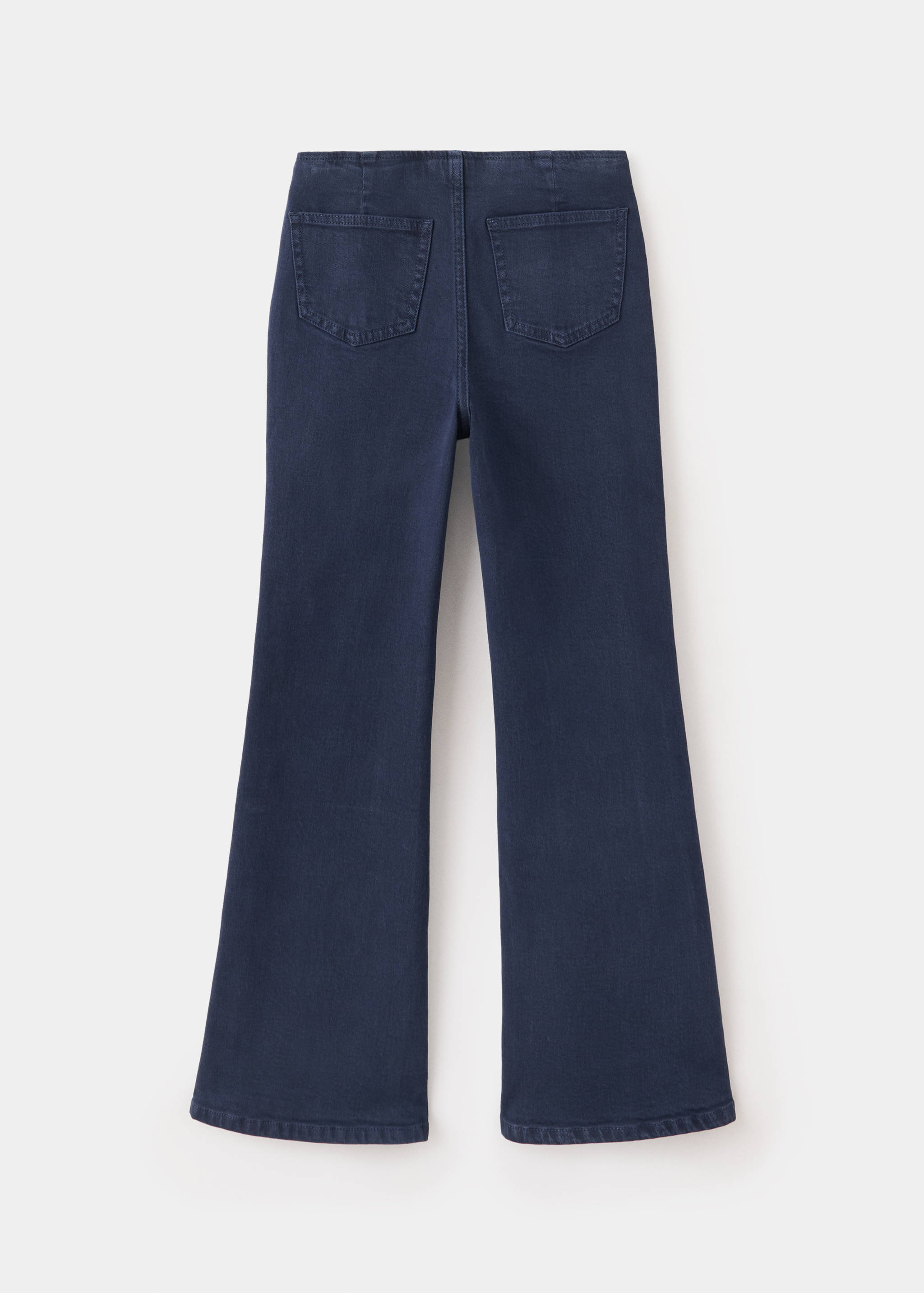 Waistless flared jeans - Reverse of the article