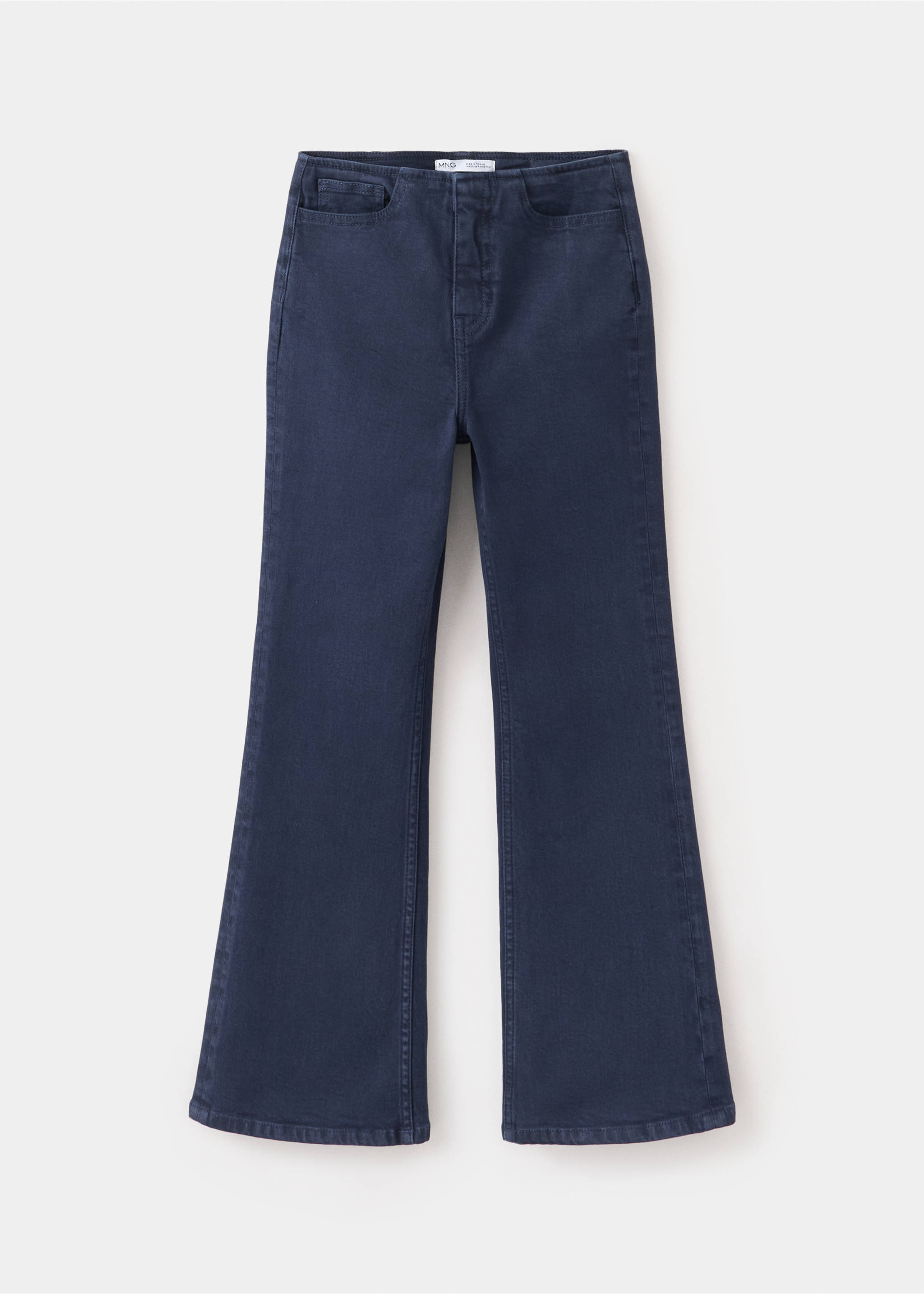 Waistless flared jeans - Article without model, Navy. Ref: 37094776-00.