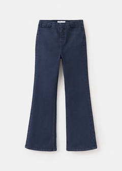Waistband-free flare jeans — Navy 2