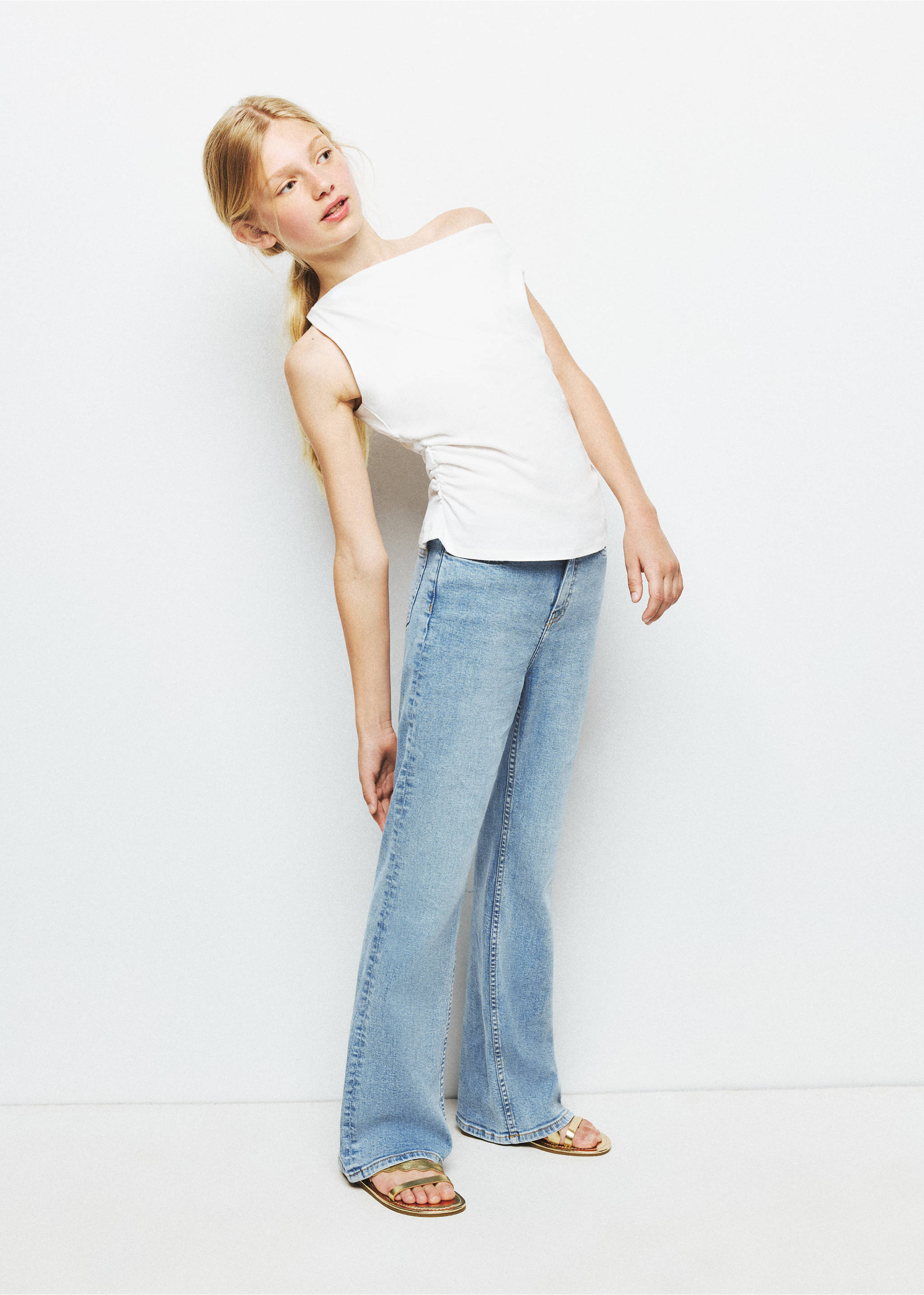 Jeans flarexlw - Medium plane, Medium Blue. Ref: 37094776-00.