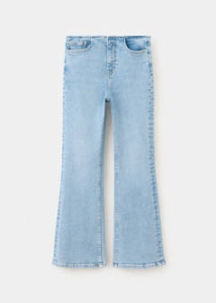 Waistband-free flare jeans — Medium Blue 3