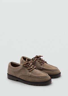 Leather deck shoe — Sand 3