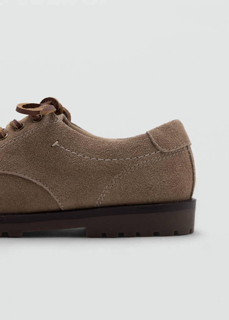 Leather deck shoe — Sand