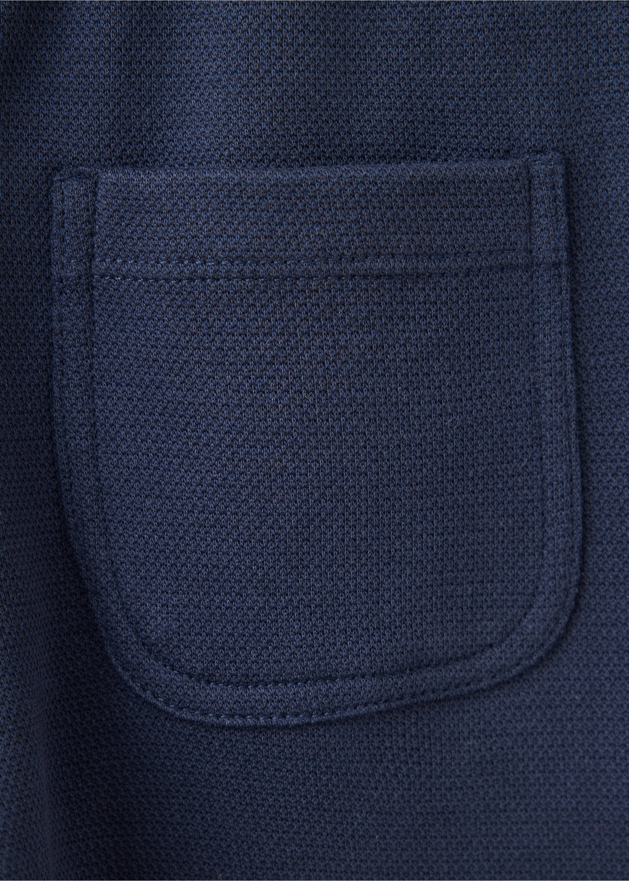 Cotton jogger-style trousers - Details of the article 0, Navy. Ref: 37094779-00.