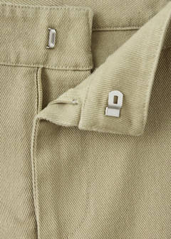 Wide leg cargo jeans — Khaki 6