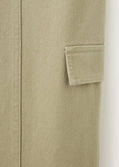 Wide leg cargo jeans — Khaki 7