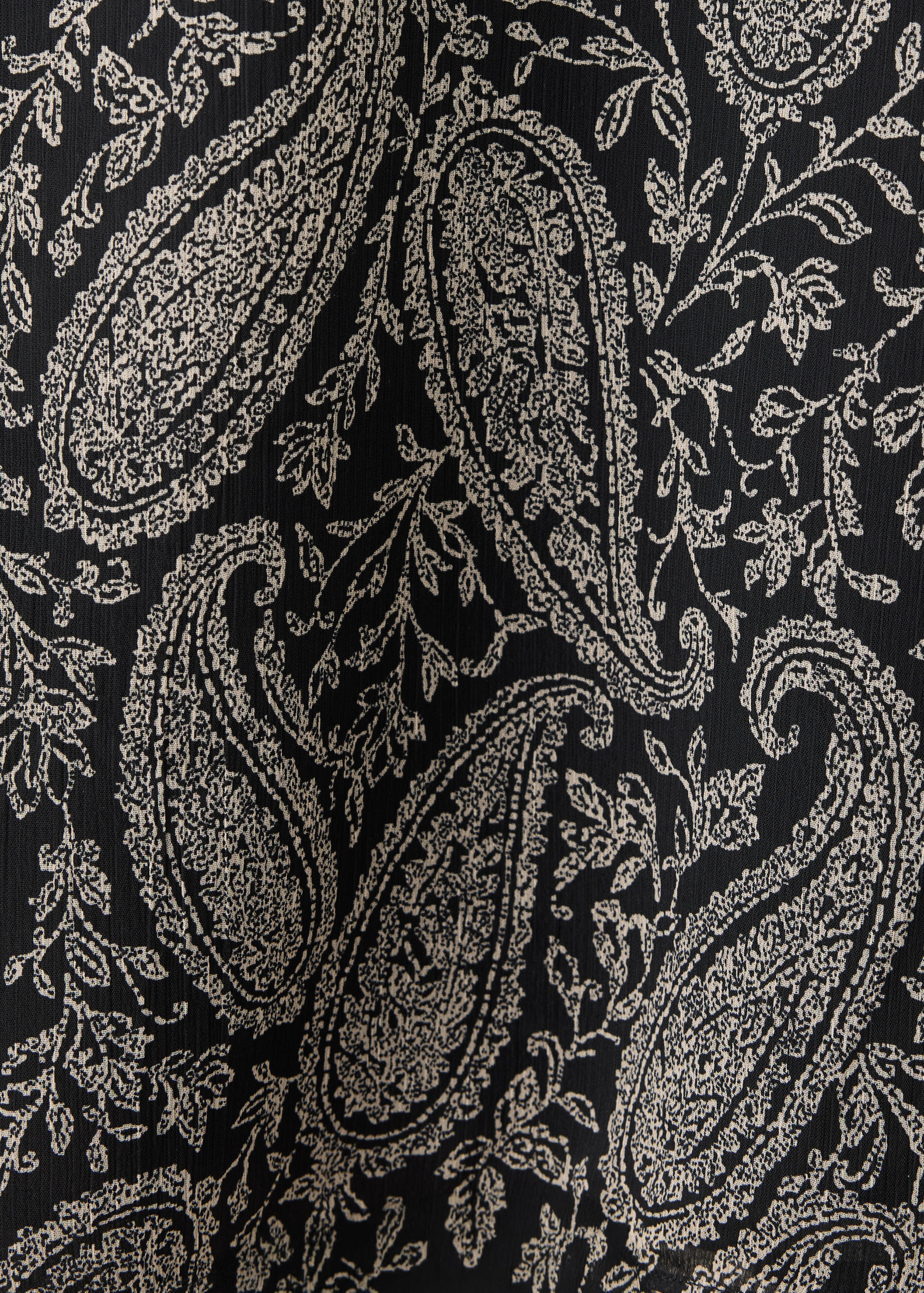 Paisley print chiffon skirt - Details of the article 0