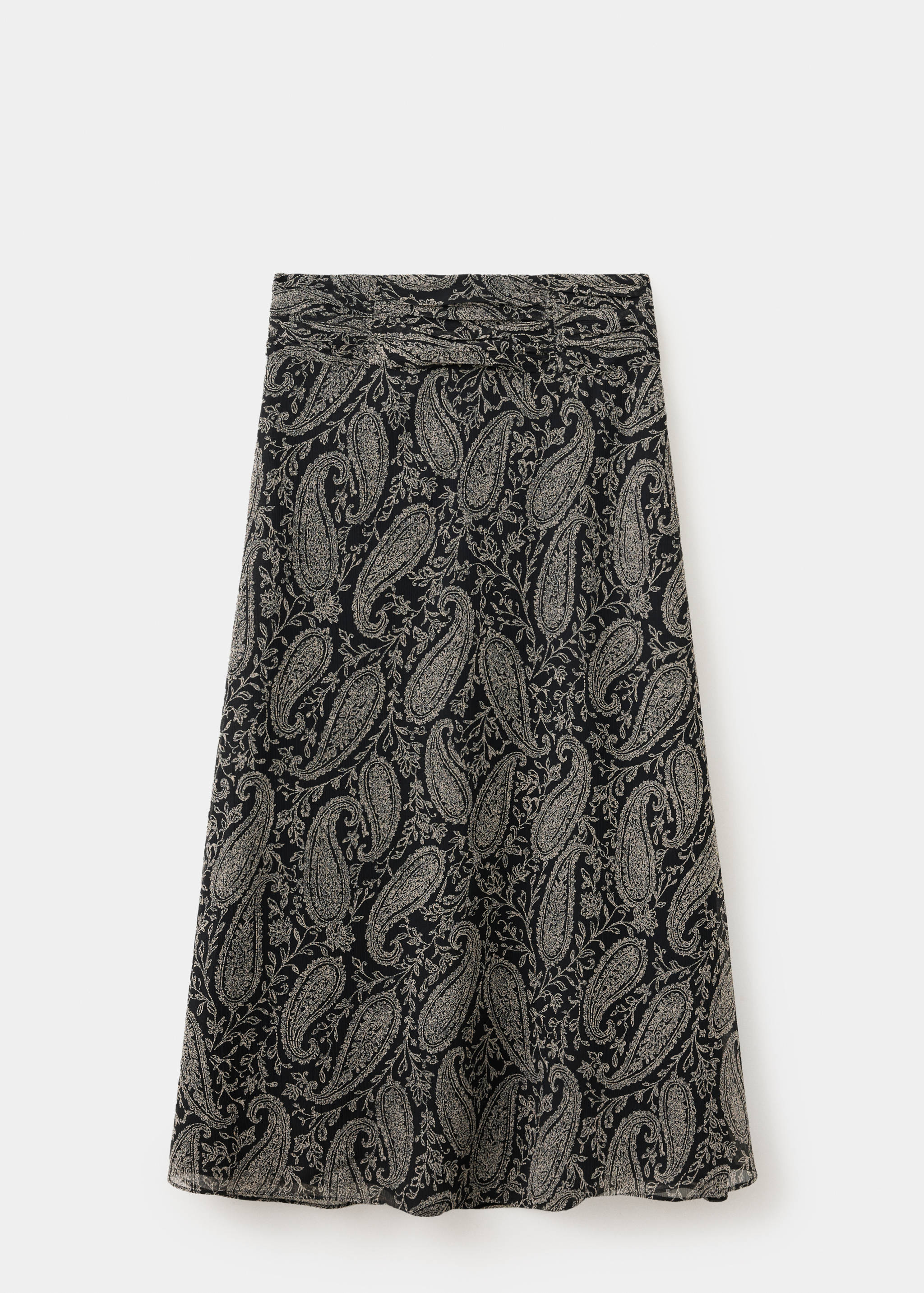 Paisley print chiffon skirt - Article without model