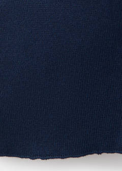 V-neck knitted top — Navy 6