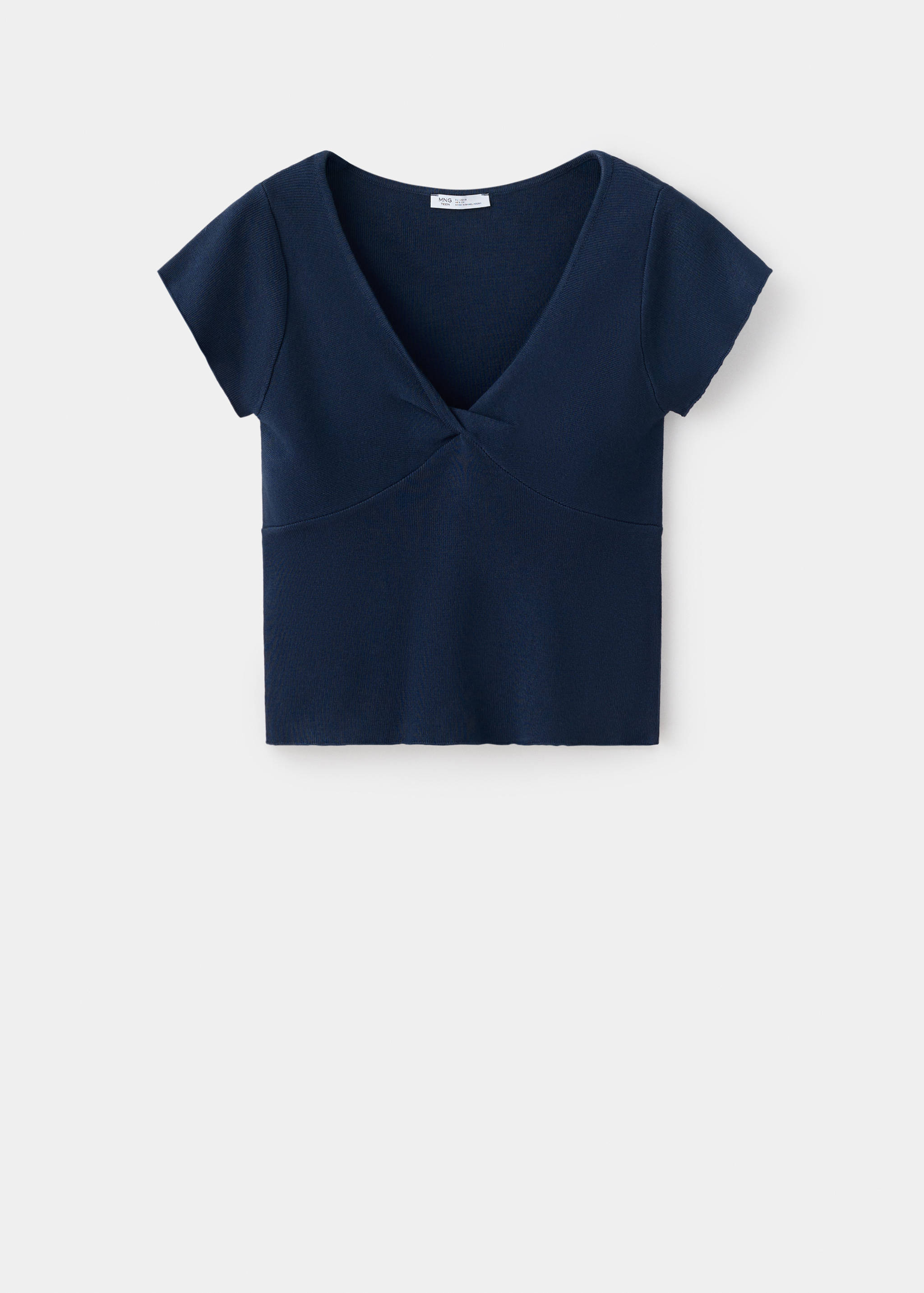 V-neck knitted top - Article without model