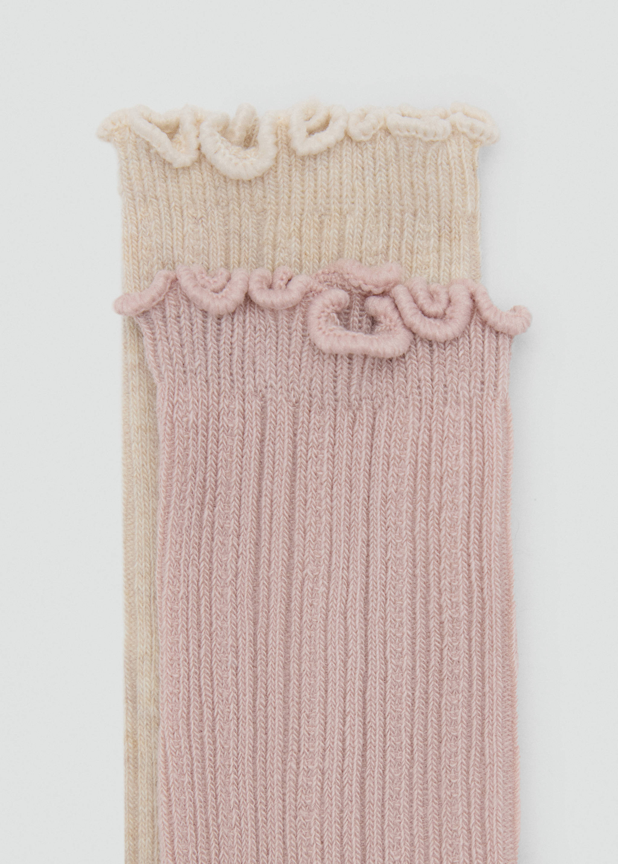 2 pack ribbed socks - Reverse of the article