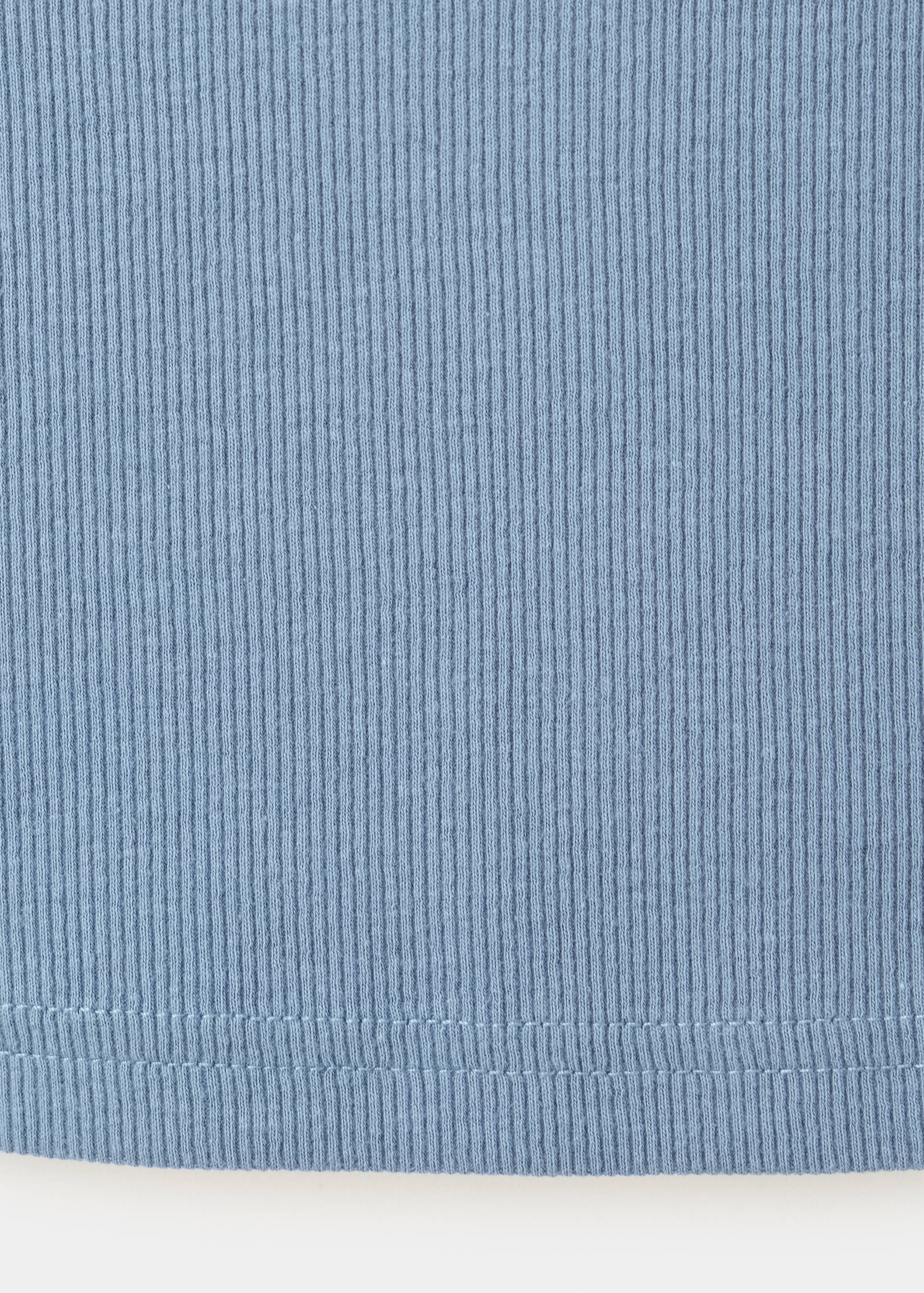 Asymetrické žebrované tričko - Detail zboží 0