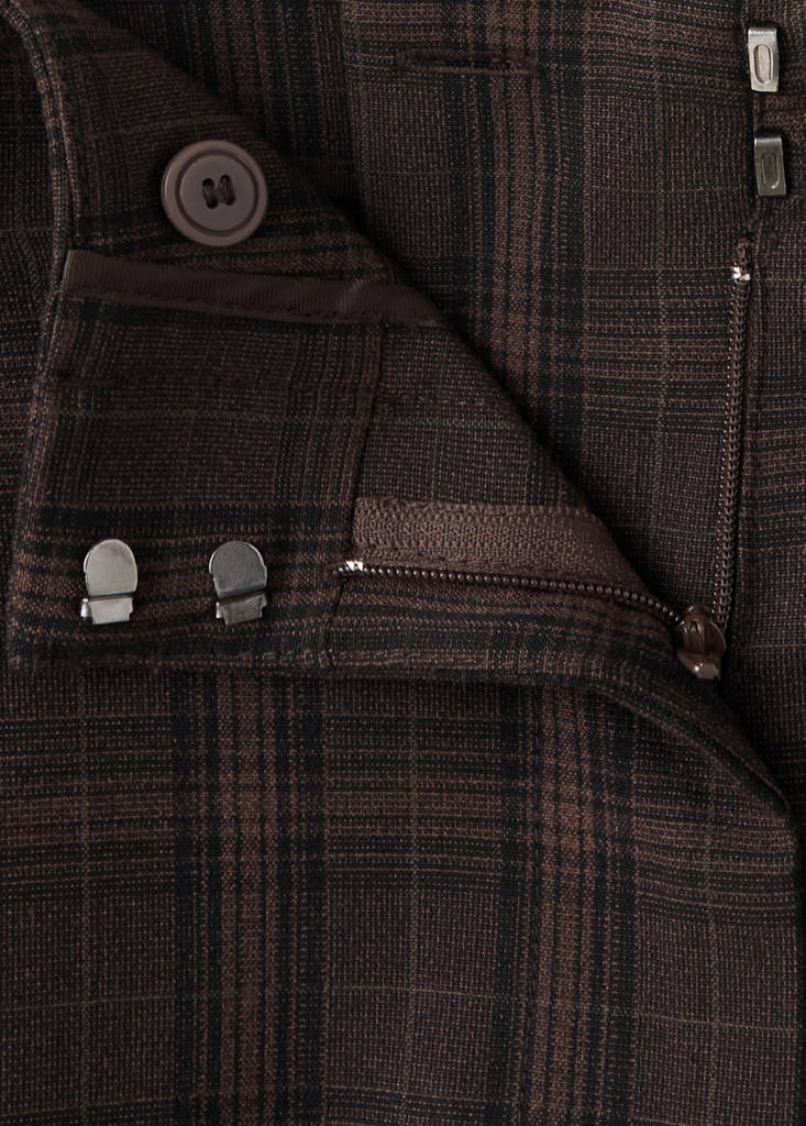 High-waisted balloon trousers — Brown