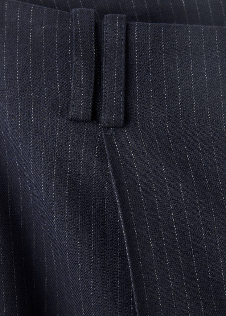 High-waisted balloon trousers — Dark Navy