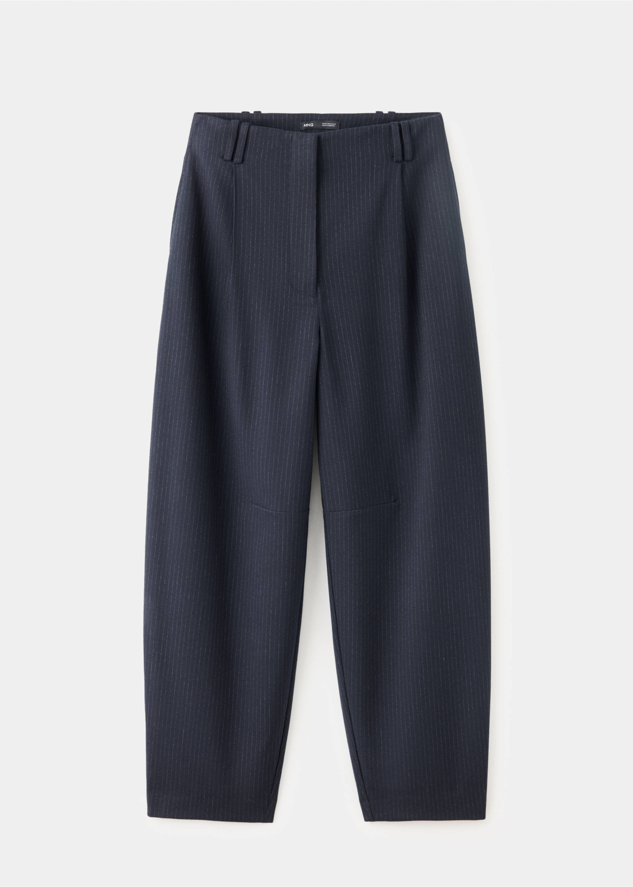 High-waisted balloon trousers - Article without model, Dark Navy. Ref: 37094791-00.