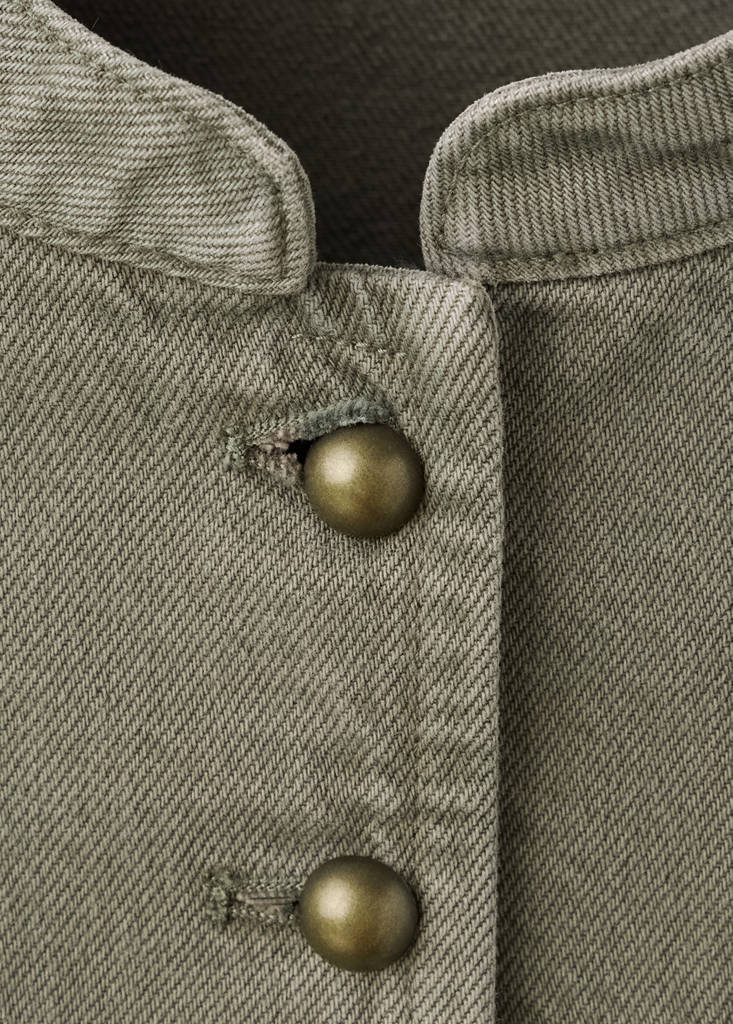 Pockets denim jacket — Khaki