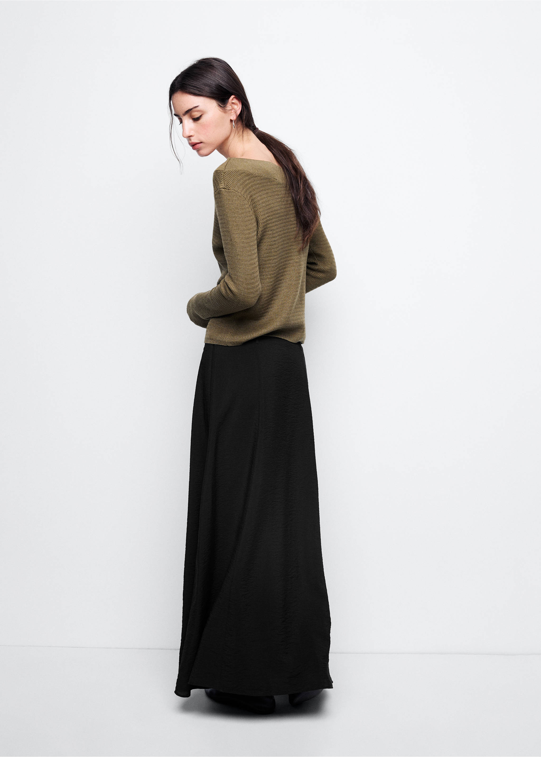 Skirt rush - Обратная сторона изделия, Угольно-серый. Ref: 37094794-00.