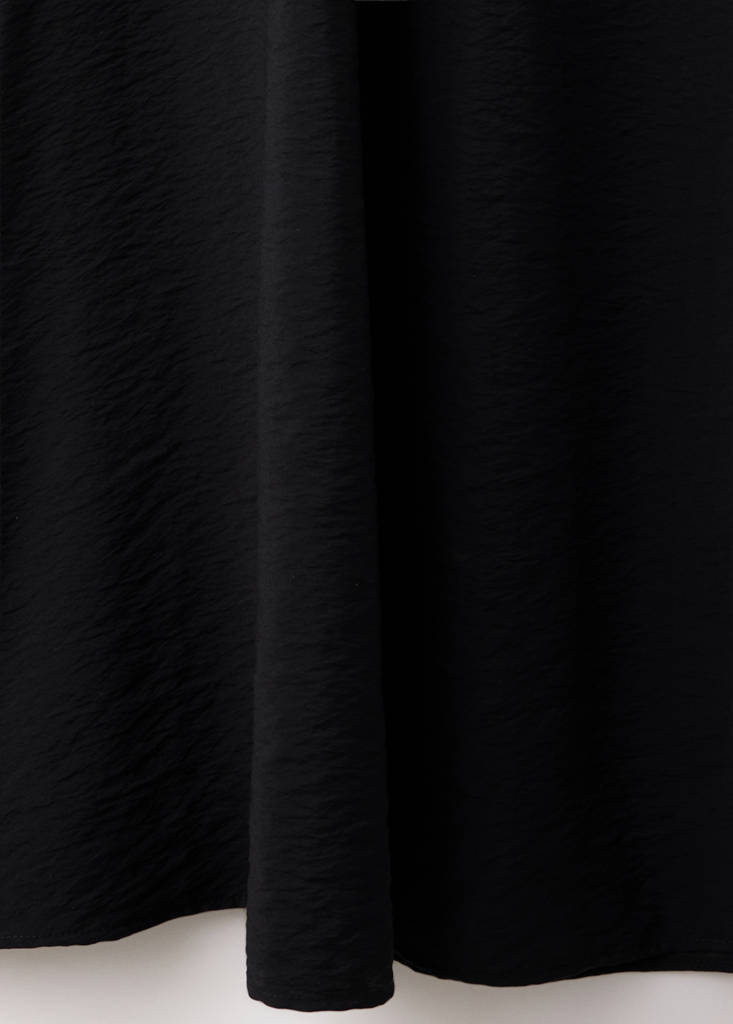 Tie long skirt — Charcoal