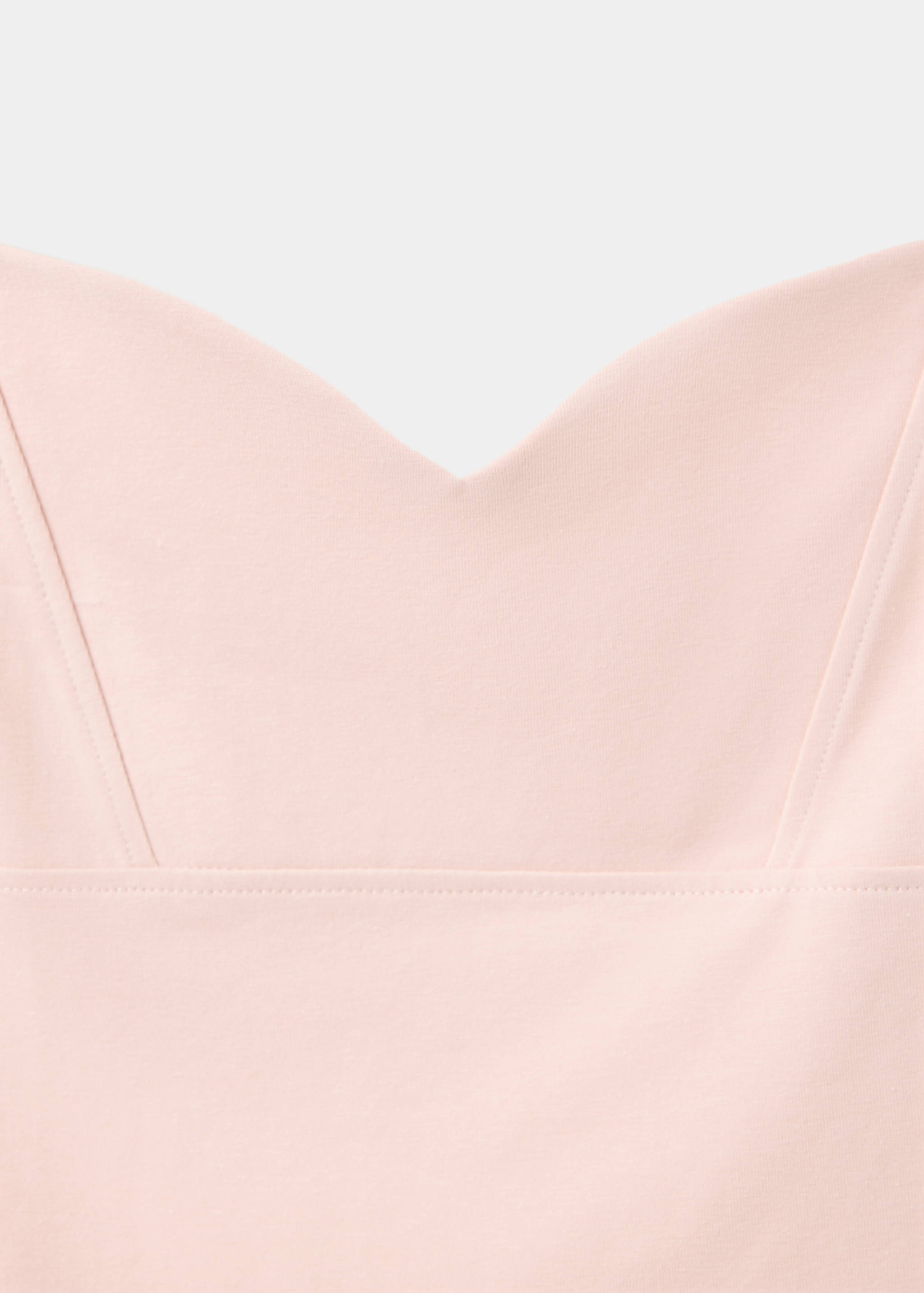 Fitted V-neck top - Details of the article 8