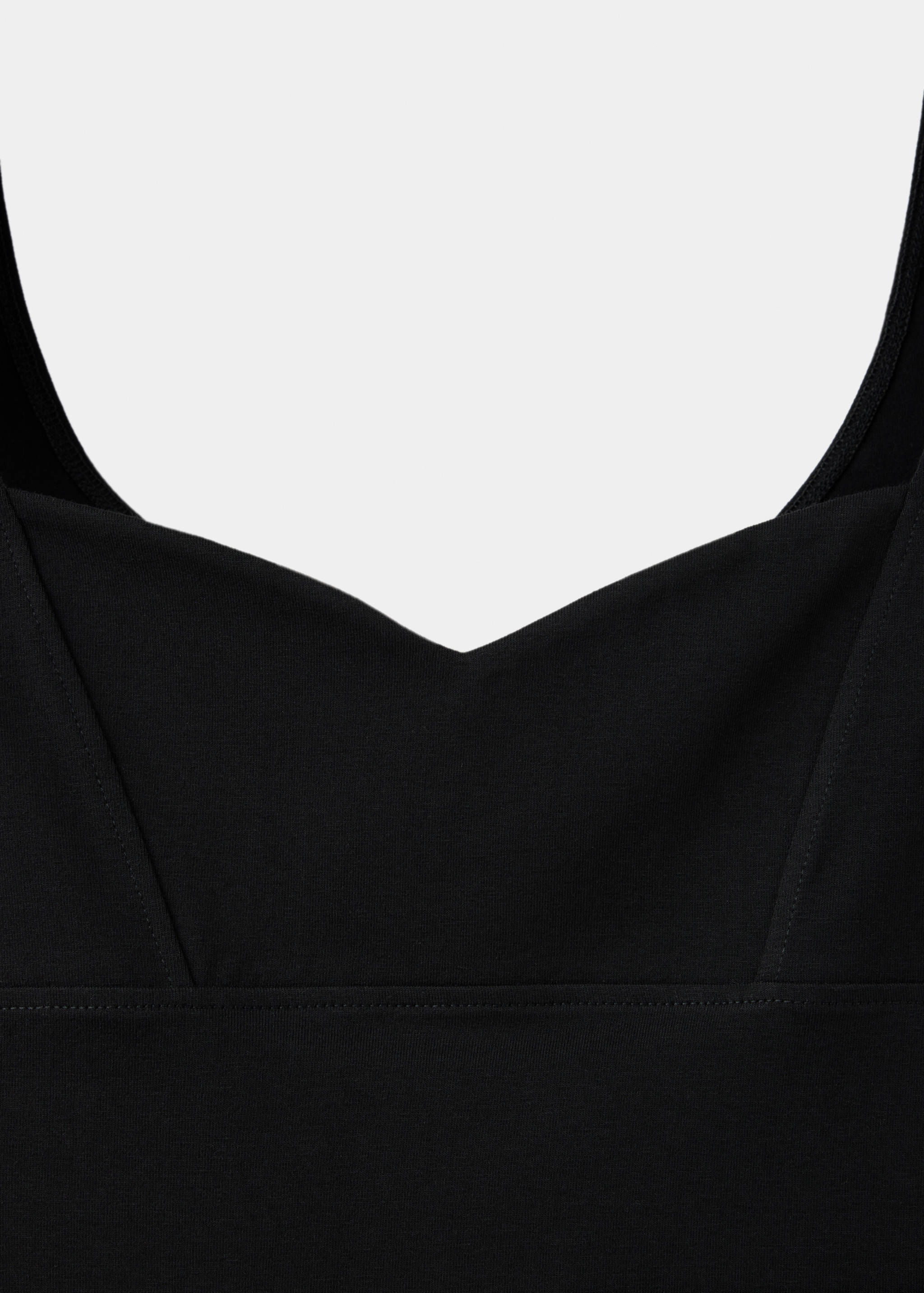 Fitted V-neck top - Details of the article 8