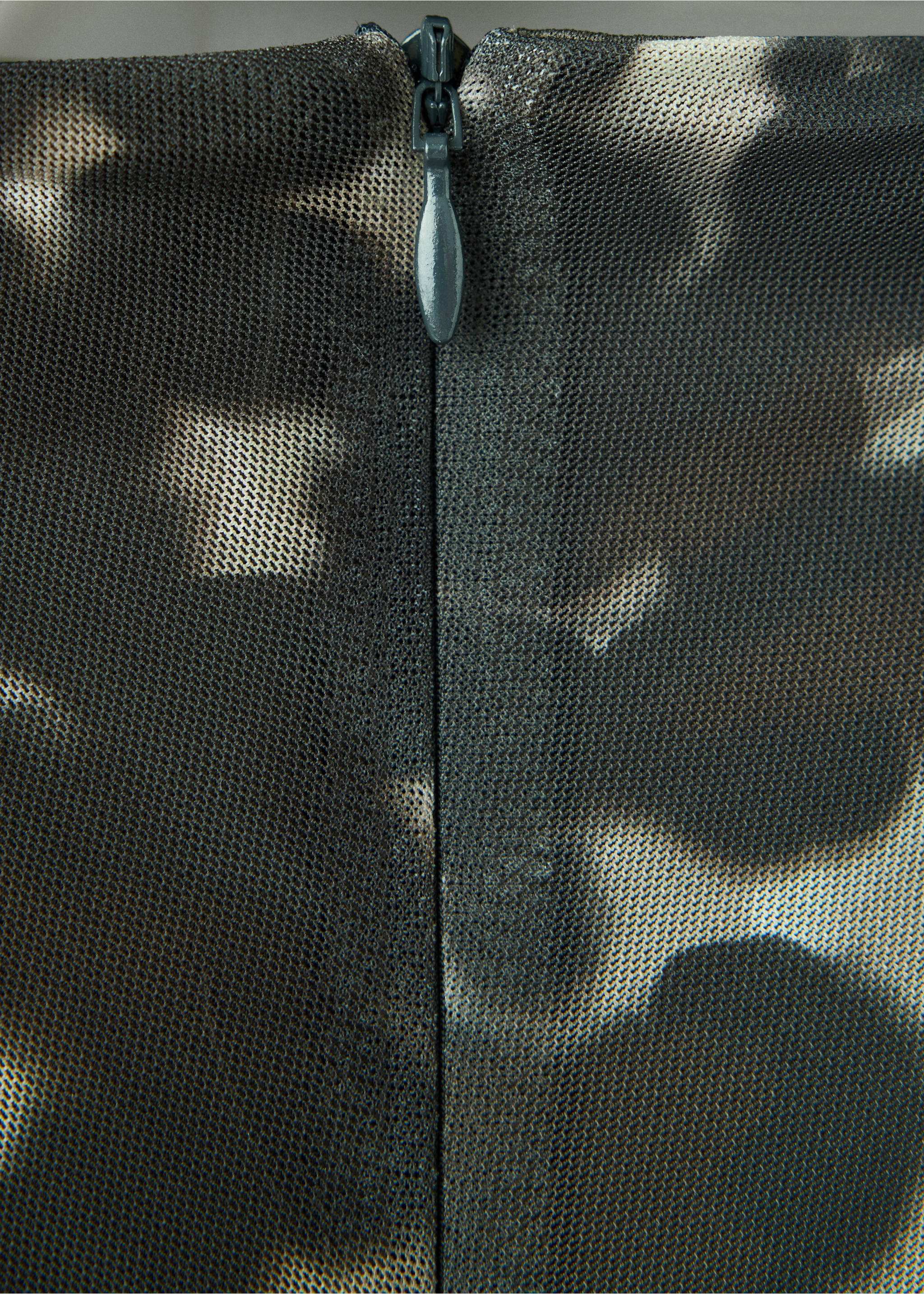 Robe en maille imprimée - Détail de l'article 0, Gris. Ref: 37094797-00.