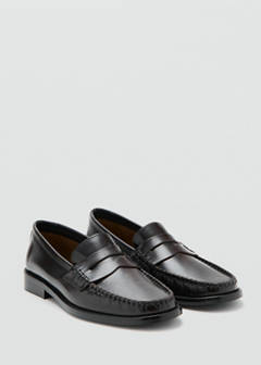 Leather penny loafers — Chocolate 2
